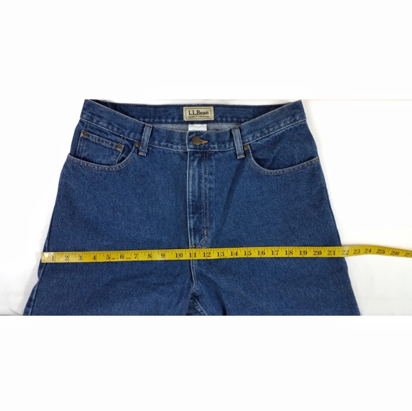LL Bean 14 Original Fit Mom Jeans High Waist (B) - Picture 8 of 9